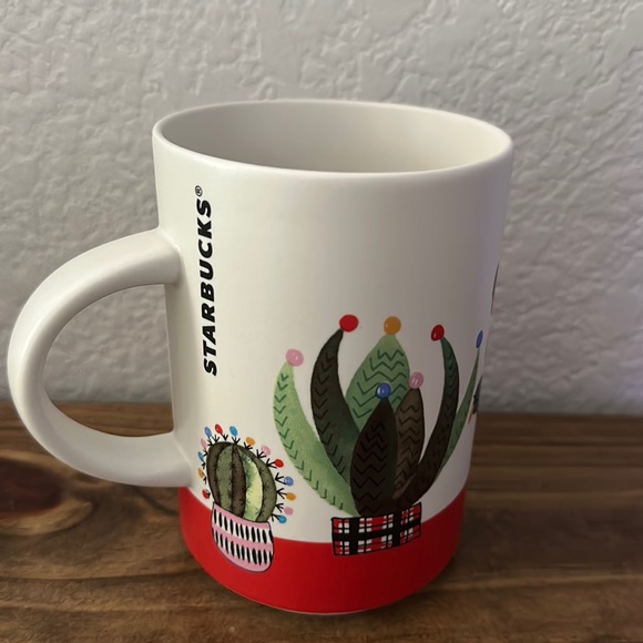 2017 Starbucks Cactus Holiday Mug - Picture 2 of 5